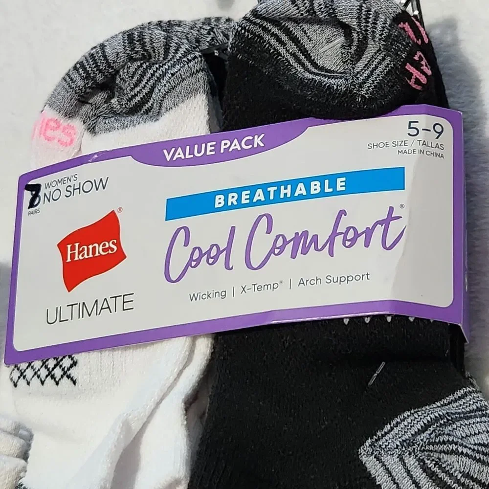 Hanes Socks For Womens Size 5-9 Multicolor 13 Pairs B6